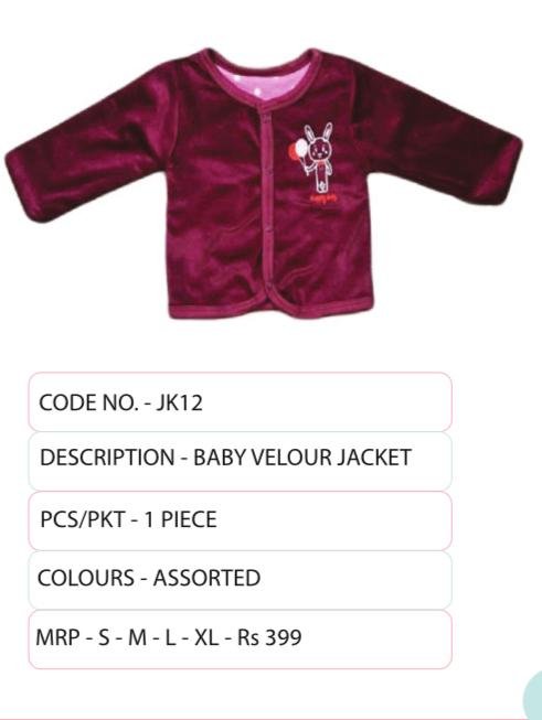 BABY VELOUR JACKET