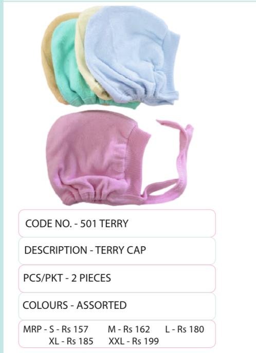TERRY CAP 2 PCS